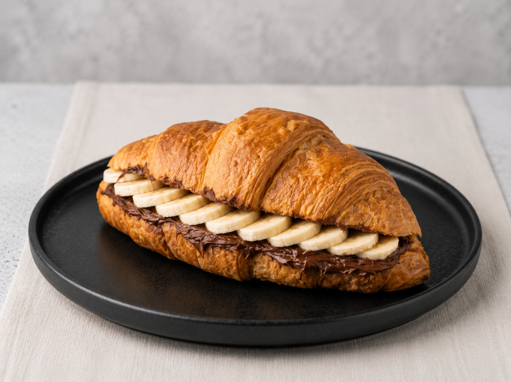 four-floor-pizza-chocolate-banana-croissant